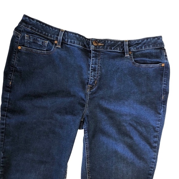 Lane Bryant Skinny Dark Wash Jeans - Picture 3 of 11